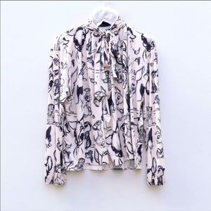 Zara Disney Bambi blouse top